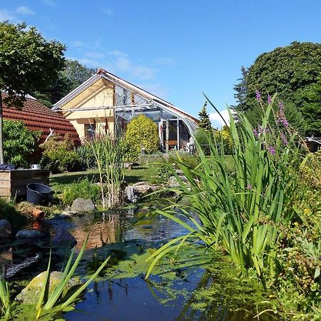 "Balmgarten" Im Naturpark Usedom, Bio Solarhaus Mit Grossem Garten Exterior foto