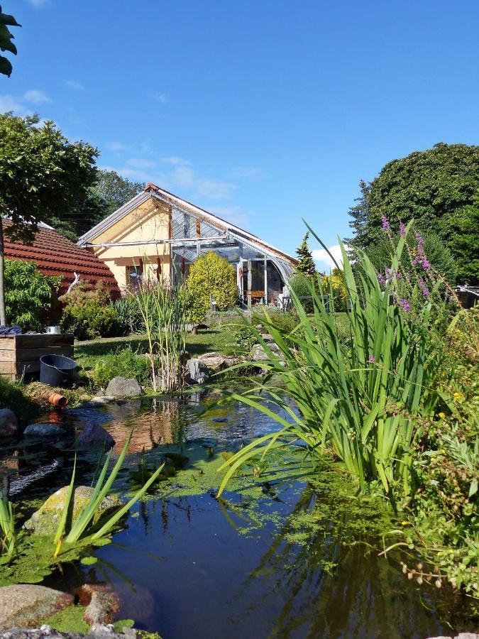 "Balmgarten" Im Naturpark Usedom, Bio Solarhaus Mit Grossem Garten Exterior foto